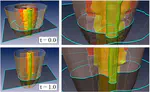Visualizing Morphogenesis and Growth by Temporal Interpolation of Surface-Based 3D Atlases